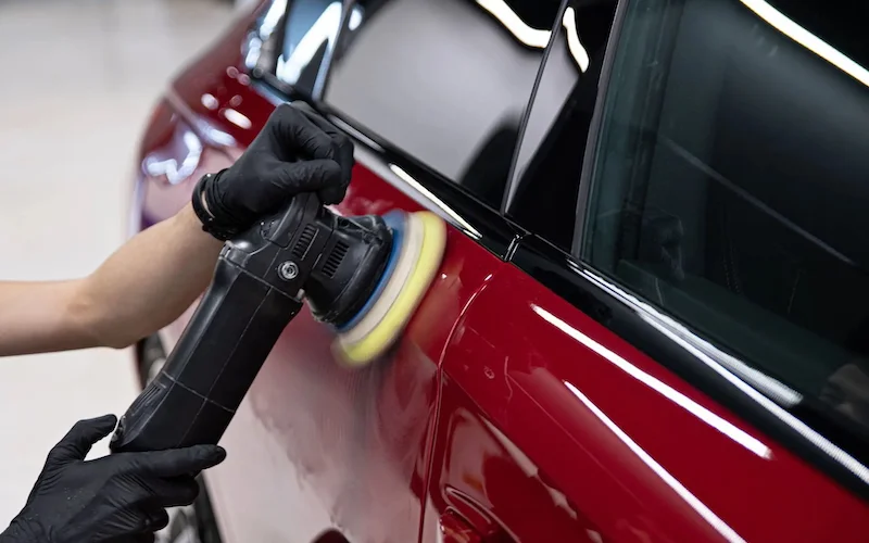 Paint correction polishing process